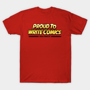 Proud To Write Comics Red T-Shirt